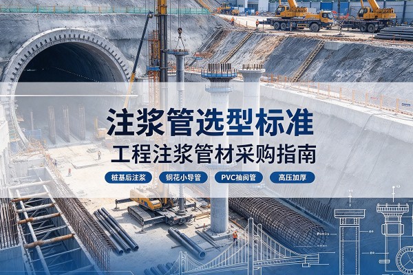 大埔注浆管选型标准